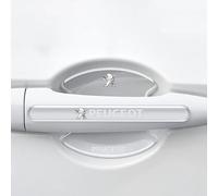 DLGJZS Pellicola Protettiva per Maniglia della Portiera Auto per Peugeot 508 SW,Antigraffio Adesivo Protettivo Coppa Porta Auto con Auto Logo Emblema Accessori