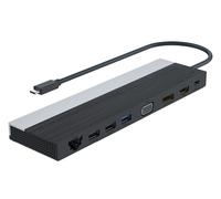 DLH Docking Station USB-C 4K triplo display (DP / HDMI / VGA) - Nouvo