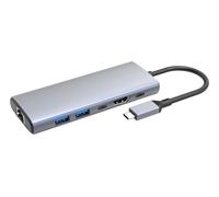 DLH DY-SA5260 hub & concentratore USB Type-C 10000 Mbit/s Grigio - Nouvo