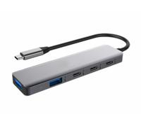 DLH DY-TU5200 hub e concentratore USB Type-C 10000 Mbit/s Grigio - Nouvo
