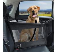 DLHFC Seggiolino Auto Animali Domestici per Opel Astra Crossland Grandland Insignia Mokka Combo, Universale Impermeabile Seggiolino Portatile Pieghevole per Cani Trasportino,A-Black