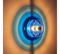 DLHH Applique da Parete Rotonda Moderna Lampada da Parete Creativa in Acrilico Trasparente a 3 Strati Lampada da Parete Bauhaus Art Decor Apparecchio di Illuminazione 6 Colori disponibi