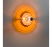 DLHH Applique da Parete Rotonda Moderna Lampada da Parete Creativa in Acrilico Trasparente a 3 Strati Lampada da Parete Bauhaus Art Decor Apparecchio di Illuminazione 6 Colori disponibi