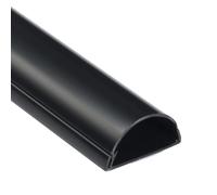 DLine 1D5025O/EH, canalina per gestione dei cavi, nero, 788.006UK