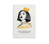 DLJGDS Poster artistico moderno e alla moda con giovane donna (6) poster da parete con copertina estetica poster design pittura per soggiorno camera da letto 40,6 x 61 cm senza cornice