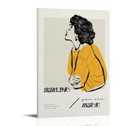 DLJGDS Poster artistico moderno e alla moda con giovane donna (7) poster da parete con copertina estetica poster design pittura per soggiorno camera da letto cornice 40,6 x 61 cm