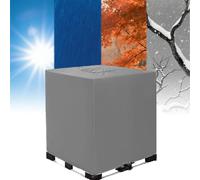 DLLDLGG Copertura per Contenitore IBC per Mobili da Esterno, Parasole Impermeabile per Contenitore IBC, Cisterna per Acqua Piovana E Serbatoio d'Acqua da Giardino, con Borsa Portaoggetti