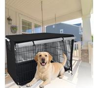 DLLDLGG Copertura Resistente per Cuccia per Cani, In Tessuto Oxford 210D Con Rivestimento In Argento, Antipolvere, Impermeabile, Parasole, Adatta per Gabbie Metalliche, per Interni ed Esterni