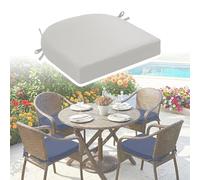 DLLDLGG Cuscini Di Ricambio per Sedie A Forma Di U, Impermeabili E Resistenti A Ogni Clima, Cuscini per Sedute In Memory Foam per Sedie Da Pranzo, Imbottiture per Mobili In Vimini Esterni Interni