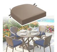 DLLDLGG Cuscini Di Ricambio per Sedie A Forma Di U, Impermeabili E Resistenti A Ogni Clima, Cuscini per Sedute In Memory Foam per Sedie Da Pranzo, Imbottiture per Mobili In Vimini Esterni Interni