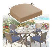 DLLDLGG Cuscini Di Ricambio per Sedie A Forma Di U, Impermeabili E Resistenti A Ogni Clima, Cuscini per Sedute In Memory Foam per Sedie Da Pranzo, Imbottiture per Mobili In Vimini Esterni Interni