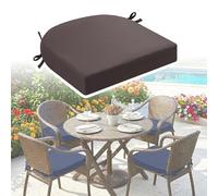 DLLDLGG Cuscini Di Ricambio per Sedie A Forma Di U, Impermeabili E Resistenti A Ogni Clima, Cuscini per Sedute In Memory Foam per Sedie Da Pranzo, Imbottiture per Mobili In Vimini Esterni Interni