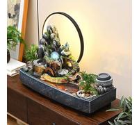 DLLDQBD Fontana da Tavolo con Luce LED