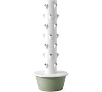 DLLDQBD Sistema Idroponico Verticale con Timer | Torre di Coltivazione Automatica con Postazioni per Piante da Interno ed Esterno, per Verdure, Erbe Aromatiche e Frutta