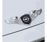 DLLHL Auto 3D Emblema Adesivi per Opel Zafira,Metallo Stemma Logo Adesivi Letter Sticker Badge Autoadesivo Personalizzazione Styling Auto Accessori,Silver