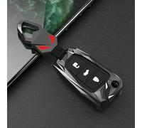 DLLHL Auto Custodia per Chiave per Audi Q3 Sportback,Lega di Zinco Cover Chiavi Auto Custodia Coprichiave Smart Key Case Resistente alla Caduta Portachiavi Personalizzato,C-Black