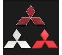 DLLHL Auto Emblema per Mitsubishi Colt 2008-2012,Metallo Stemma Adesivo per Auto Lettera Sticker Decalcomania Logo Adesivo Decorativo Car Decor Parti per Auto,Silver-9 cm