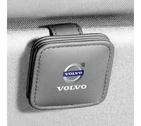 DLLHL Auto Porta Occhiali per Volvo EX30,Magnetico Pelle Custodia per Occhiali da Sole Clip Portaocchiali per Visiera Occhiali Clip Auto Accessori Interni per Auto,Grey