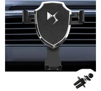 DLLHL Porta Cellulare Auto per DS 3 Crossback 2018-2022,ABS Supporto Telefono Auto 360°di Rotazione per Bocchette Clip Gancio Porta Telefono Auto per Smartphone Accessori Auto,Black