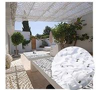 DLLY Rete Mimetica Bianca, Terrazzo Tenda, Rete Mimetica per Il Giardino, All'aperto, Camping, Cortile, Schermo di Segretezza, I Bambini La Tenda,4x5m(13.1 * 16.4ft)