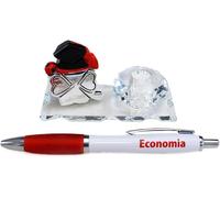 DLM-A196 Bomboniere kit 6 portapenna con 6 penne laurea in Economia