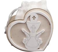 DLM-A660 Bomboniere 12 Utili Scatoline in legno con il simbolo della cresima