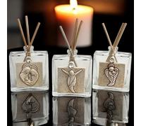 DLM-A724 Bomboniere 12 Profumatori Crocifisso Gesù Sacra Famiglia battesimo