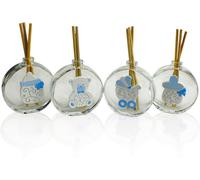 DLM-A764 Bomboniere 12 Profumatori battesimo bimbo con 12 profumi e 12 scatole