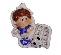 DLM Bomboniere DLM32953 (Kit 12 Pezzi) Calamita Magnete Calcio Calciatore Partita Football Nascita Comunione Battesimo Segnaposto Pensierino Confettata bomboniera Regalo