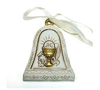 DLM33842 (Kit 6 Pezzi) Magnete Calamita Campana Campanella in Resina Calice della Prima Comunione Confettata Segnaposto bomboniera