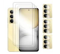 DLMTVO per Realme C71 C73 C75 C75x 4G 5G, Pellicola Protettiva Trasparente in Vetro temperato per Schermo Full Glue