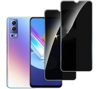 DLMTVO per Vivo Y72 5G, 2 pellicole protettive in Vetro temperato Anti-spionaggio per la Privacy dello Schermo.