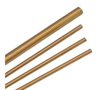 DLNTXFDG 1/2/3 Pezzi M2 M2.5 M3 M4 M5 M6 M8 M10 M12 Barra filettata in Ottone Barra di Rame Perno(M5x250mm-1pcs)