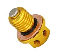 DLNTXFDG 1 pz M12xP1.5 Vite for Tappo di Scarico dell'olio Magnetico for Moto(Gold)