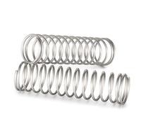 DLNTXFDG 10 Pz/Lotto 1.0mm in Acciaio Inox Micro Piccola Molla di Compressione OD 6-15mm Lunghezza da 15mm A 50mm(45mm,10mm(OD))