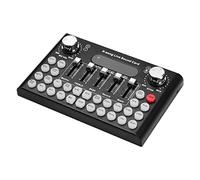 DLOETT Smartphone Computer Live Scheda audio Cambio vocale Dispositivo Mixer audio Effetti sonori multipli integrati per la registrazione