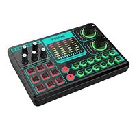 DLOETT X9 Mini Computer Scheda audio esterna del telefono cellulare per la registrazione del computer domestico Registrazione Trasmissione dal vivo Registrazione Riparazione Tone Mixer