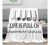 DLONIRPEX stampa 3D clubs set coperta termica microfibra biancheria da letto lavabile plaid termico anti-pilling per giovani in inverno rigido Black and 60x80inch(150x200cm)