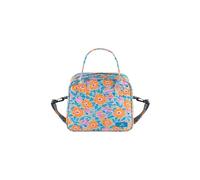 DLP Derrière la Porte - Borsa termica per il pranzo con tracolla, modello Yellow flowers