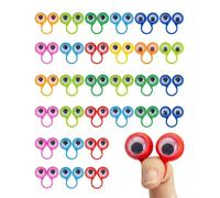 DLPRK 30 pezzi Occhi da Dito, Giocattoli Educativi, Amigurumi e per Pupazzi, Marionette Sacchetti Feste di Compleanno e Halloween, Forniture per Spettacoli e Giochi di Festa, Miscelazione dei Colori
