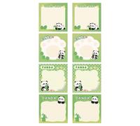 DLPRK 400 Fogli Panda Set di adesivo con Fermagli a Forma di Panda, Memo Adesivi per Bambini, Ufficio, Scuola, Segnapagina, Regalo per Insegnanti e Studenti