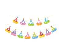 DLPRK Bandierine Happy Birthday, Striscione Buon Compleanno, Decorazione DIY per Compleanno Battesimo Feste, Festoni Compleanno