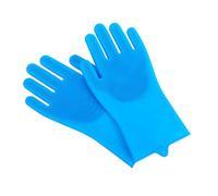 DLPRK Guanti da Toelettatura per Animali Domestici, Guanto per Gatti Cani, in Morbido Silicone con Spazzola A Setole Morbide per Cani Gatti Coniglio, Design a Collegamento per Bagnare e Massaggiare