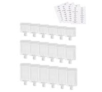 DLPRK Set 18 Pezzi Contenitori da Viaggio 30ml 50ml 100ml Ricaricabili Sacchetti Antigoccia con 4 Etichette per Shampoo Lozione Bagaglio a Mano Aereo