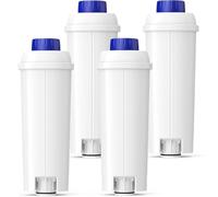 DLSC002 Water Filter Replacement，Compatible For Delonghi，Coffee Machine Filter Activated Carbon Softener(4pcs)
