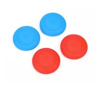 DLseego Copri Levette Compatibile con Switch 2, 4PCS Morbido Silicone Antiscivolo Cover per Joystick Migliorare Il Tatto Analogico Joystick Tappi per Switch 2/ PS4/ PS5/ per Xbox,Rosso+Blu