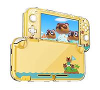 DLseego Custodia Protettiva per Switch Lite, Cover Rigida in PC Trasparente Anti-shock per Nintendo Switch Lite- Animal Crossing