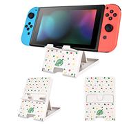 DLseego Supporti Compatibile Switch/Switch Lite/OLED, Staffe Regolabile Antiscivolo per Console Switch, Animal Crossing