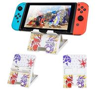 DLseego Supporto Compatibile con Switch/Switch OLED/Switch Lite,Supporto Pieghevole per Switch dal Design Compatto Regolabile per Console Switch,Rosso Viola