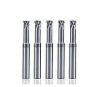 DLTBYWAQZ Fresa in carburo M1.6 M2 M2.5 M3 M4 M5 M6 M8 M10 M12 Frese in Acciaio al tungsteno a 3 Taglienti for la fresatura di Vari Tipi di Metallo(M2.0x0.4xD4x50)